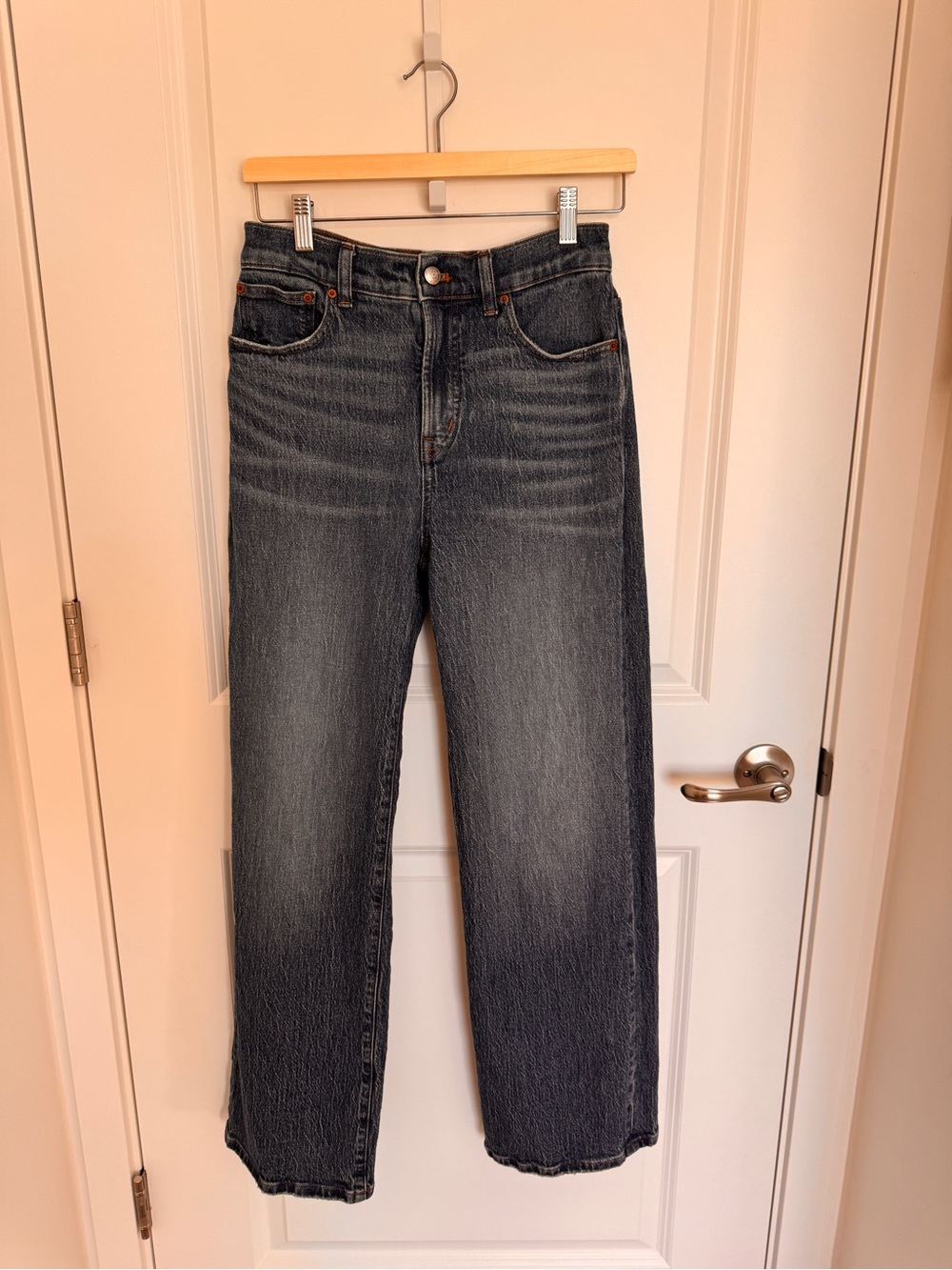 Madewell Perfect Vintage Wide Leg Jeans Size 26 Medium Wash